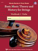 Basic Music Theory and History for Strings Violin string method book cover